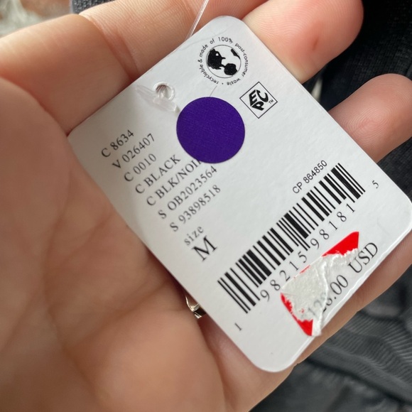 NWT Free People Movement|| Intercept Romper in Black Size Medium with pockets - Picture 10 of 10